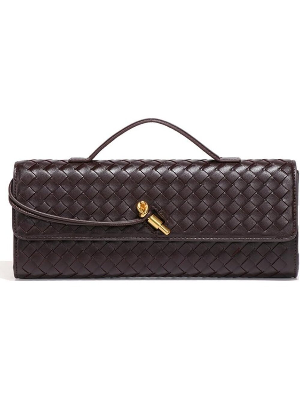Women's Dark Purple Woven Suede Clutch Purses Hobo Everyday Use Crossbody Bags